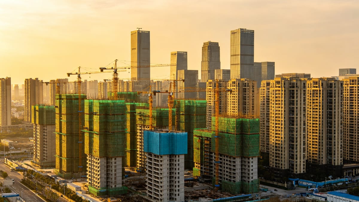 现代城市建筑与景观空间示意